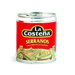 La Costena Serrano Peppers, 199g