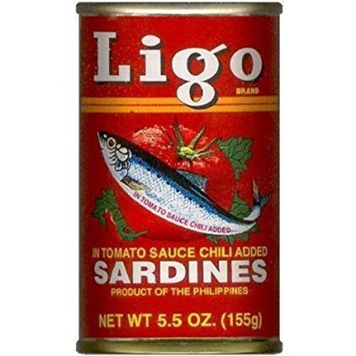 Ligo Sardines in Hot Tomato Sauce, 155g