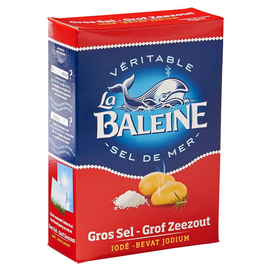 La Baleine Grof Zeezout, 1kg Tjin's Toko