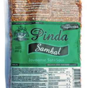 Lekker Bekkie Vegetarische Pindasambal, 200g