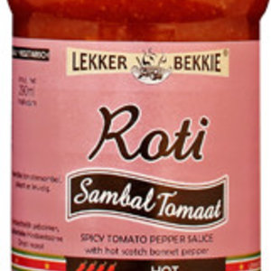 Lekker Bekkie Lekker Bekkie Roti Sambal Tomaat, 290ml