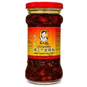 Lao Gan Ma Kohlrabi, Peanuts & Tofu Chili Oil, 280g