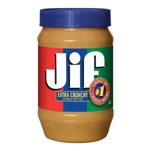 JIF Extra Crunchy Peanut Butter, 454g