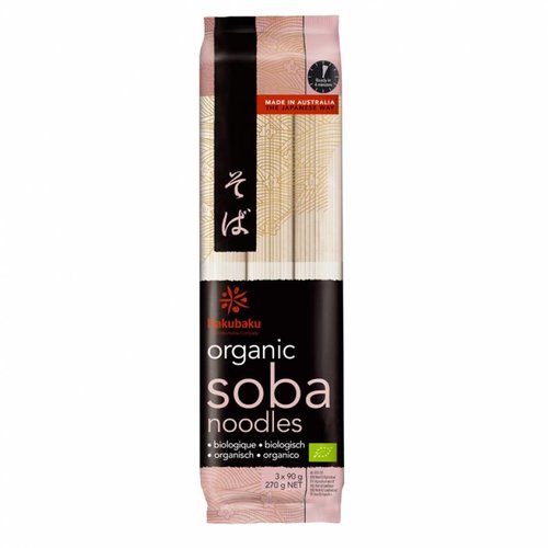 Hakubaku Organic Soba Noodles, 270g