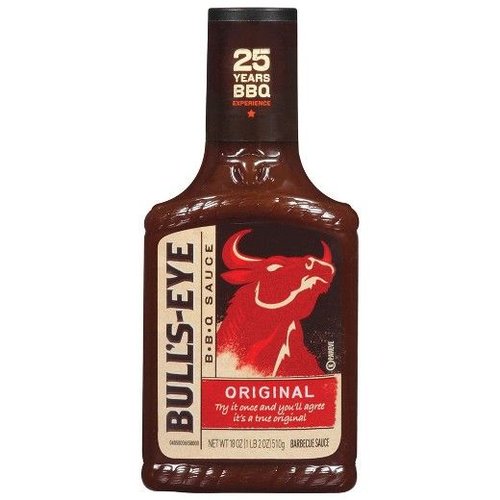 Bull's Eye Bull's Eye Original BBQ Sauce, 510g THT 18-05-23 Bull's Eye Bull's Eye Original BBQ Sauce, 510g THT 18-05-23