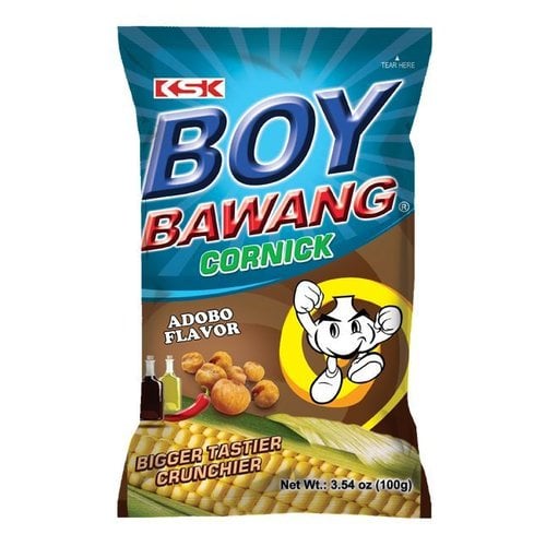 Boy Bawang Cornsnack Adobo, 100g