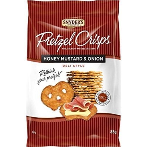 Snyder's Pretzel Crisps Honey Mustard Onion, 85g