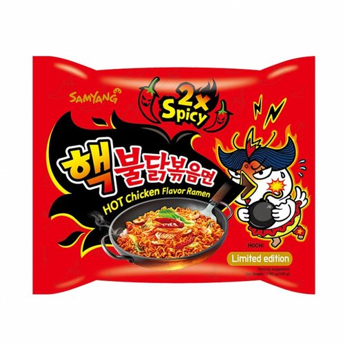 Samyang Samyang Hot Chicken Ramen 2x Scharf, 140g