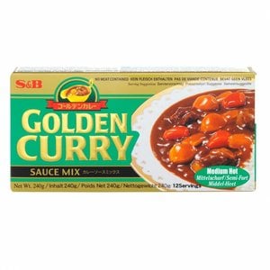 S&B S&B Golden Curry Medium Hot, 220g