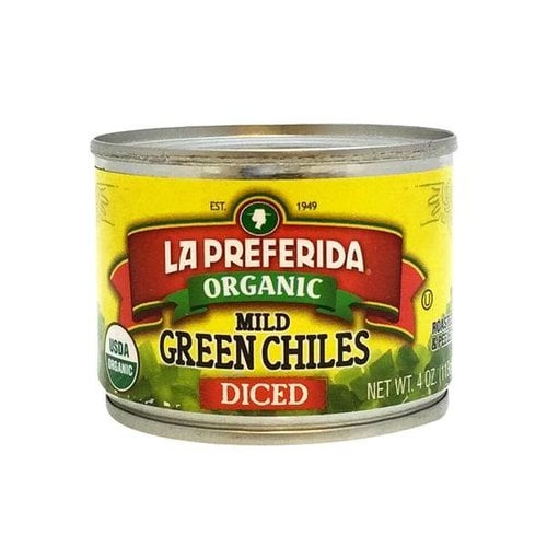 La Preferida Organic Diced Green Chiles, 113g