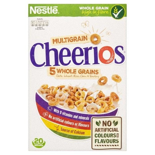 Nestle Cheerios Multigrain Whole Grain,  375g