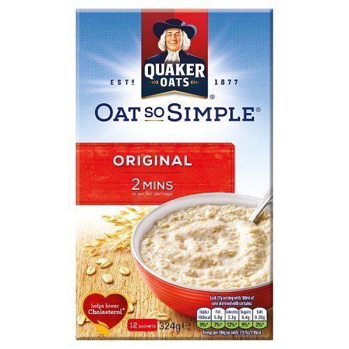Quaker Oat So Simple Original, 216g