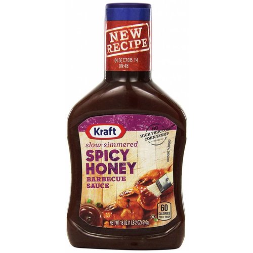 Kraft Spicy Honey BBQ Sauce, 510g Kraft Spicy Honey BBQ Sauce, 510g