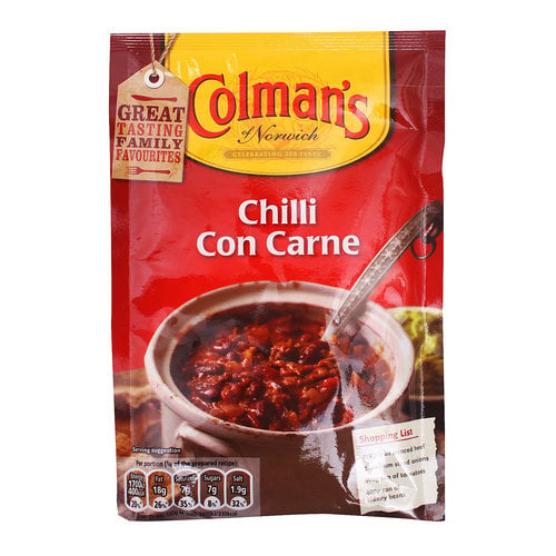 Colman's Chilli Con Carne Seasoning Mix, 50g