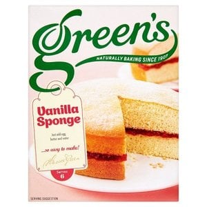 Greens Greens Vanille-Biskuitkuchen-Mischung, 221g