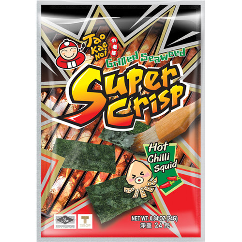 Tao Kae Noi Super Crisp Hot Chilli Squid, 24g Tao Kae Noi Super Crisp Hot Chilli Squid, 24g