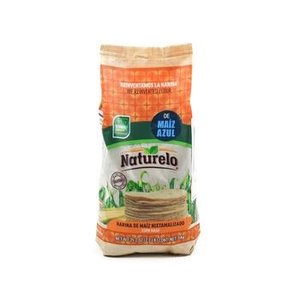 Naturelo Naturelo Genixtamaliseerde Blauwe Maismeel, 1kg