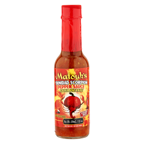 Matouk's Trinidad Scorpion Pittige Chilisaus, 150ml Matouk's Trinidad Scorpion Pittige Chilisaus, 150ml