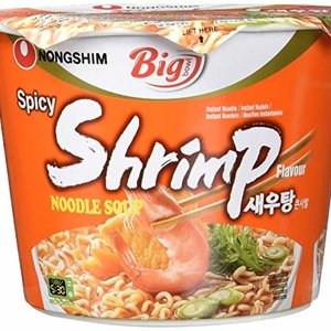 Nongshim Nongshim Spicy Shrimp Noodle Soup Bowl, 115g