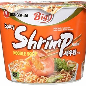 Nongshim Spicy Shrimp Noodle Soup Bowl, 115g BBD 18-05-23