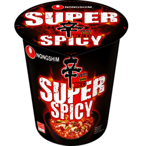 Nongshim Shin Red Super Spicy Cup, 68g