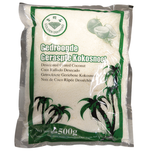 Golden Diamond Getrocknete geraspelte Kokosnuss, 500g