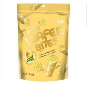 Deka Deka Mini Wafer Bites Durian, 200g