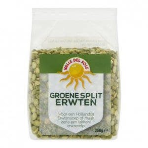 Valle Del Sole Valle Del Sole Green Split Peas, 350g