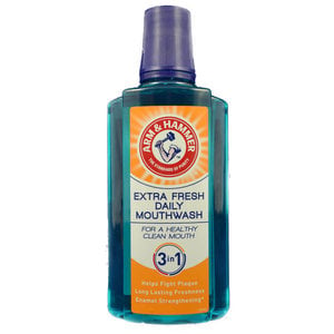 Arm & Hammer Extra Fresh Mouthwash 3 in 1, 400ml