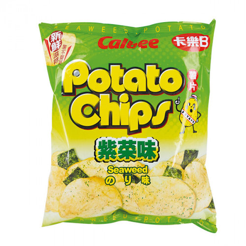 Calbee Potato Chips Seaweed, 55g Calbee Potato Chips Seaweed, 55g