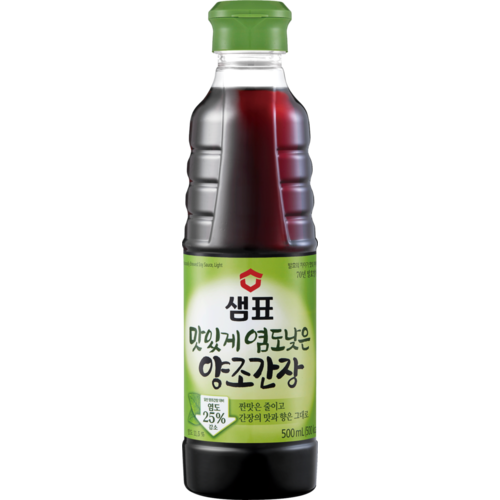 Sempio Soy Sauce Less Salt, 500ml