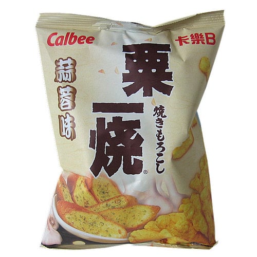 Calbee Corn Snack Garlic Flavour, 80g