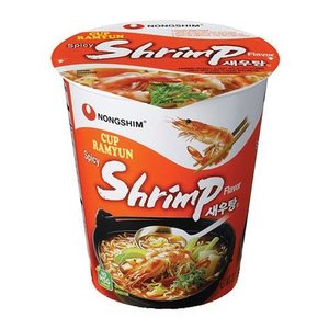 Nongshim Cup Noodle Spicy Shrimp Flavor, 67g BB: March 2022