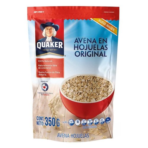 Quaker Avena Hojuelas Original, 350g Quaker Avena Hojuelas Original, 350g