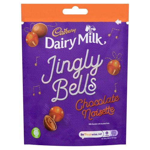 Cadbury Jingly Bells Chocolate Noisette, 73g