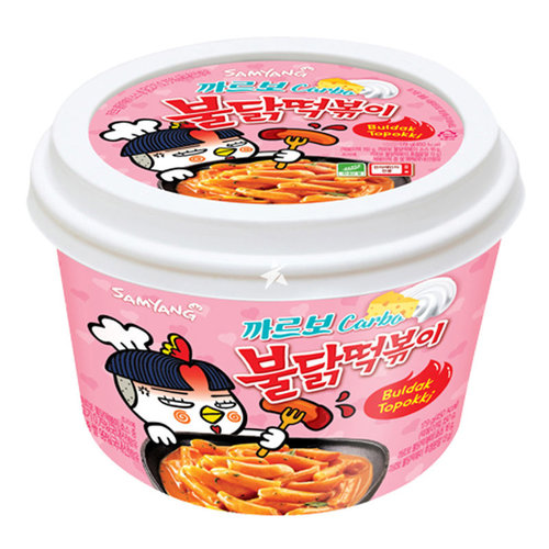 Samyang Hot Chicken Flavor Carbo Topokki, 179g