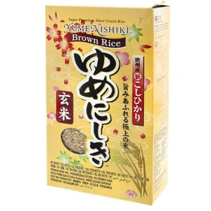 Yume Nishiki Yume Nishiki Premium Japanischer Brauner Reis, 1kg