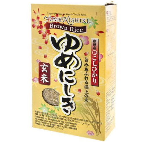 Yume Nishiki Premium Japanese Brown Rice, 1kg