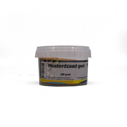 Mosterdzaad Geel, 100g