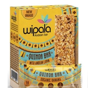Wipala Quinoa Bar Banana, 6x35g Wipala Quinoa Bar Banana, 6x35g
