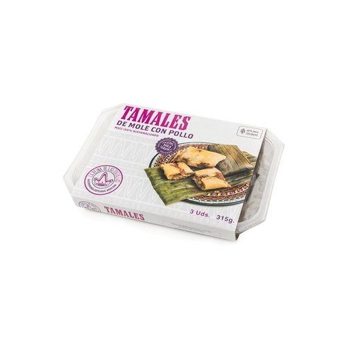 La Reina de las Tortillas Tamales Mole Con Pollo, 315g La Reina de las Tortillas Tamales Mole Con Pollo, 315g