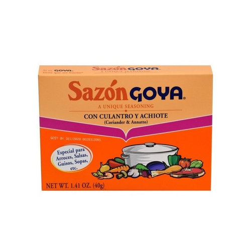 Goya Sazon Con Culantro en Achiote, 40 g Goya Sazon Con Culantro en Achiote, 40 g
