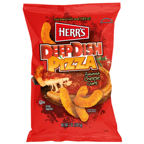 Herr's Deep Dish Pizza Cheese Curls, 198g