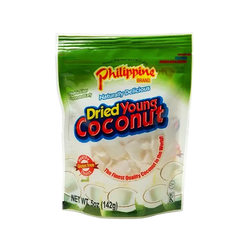 Philippine Brand Dried Young Coconut Snack, 142g Tjin's Toko