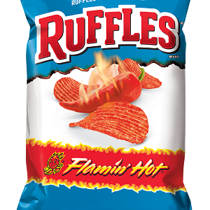 Frito Lay Ruffles Flamin Hot, 184g