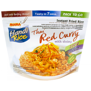 MAMA Instant Rice Red Curry Shrimp, 80g
