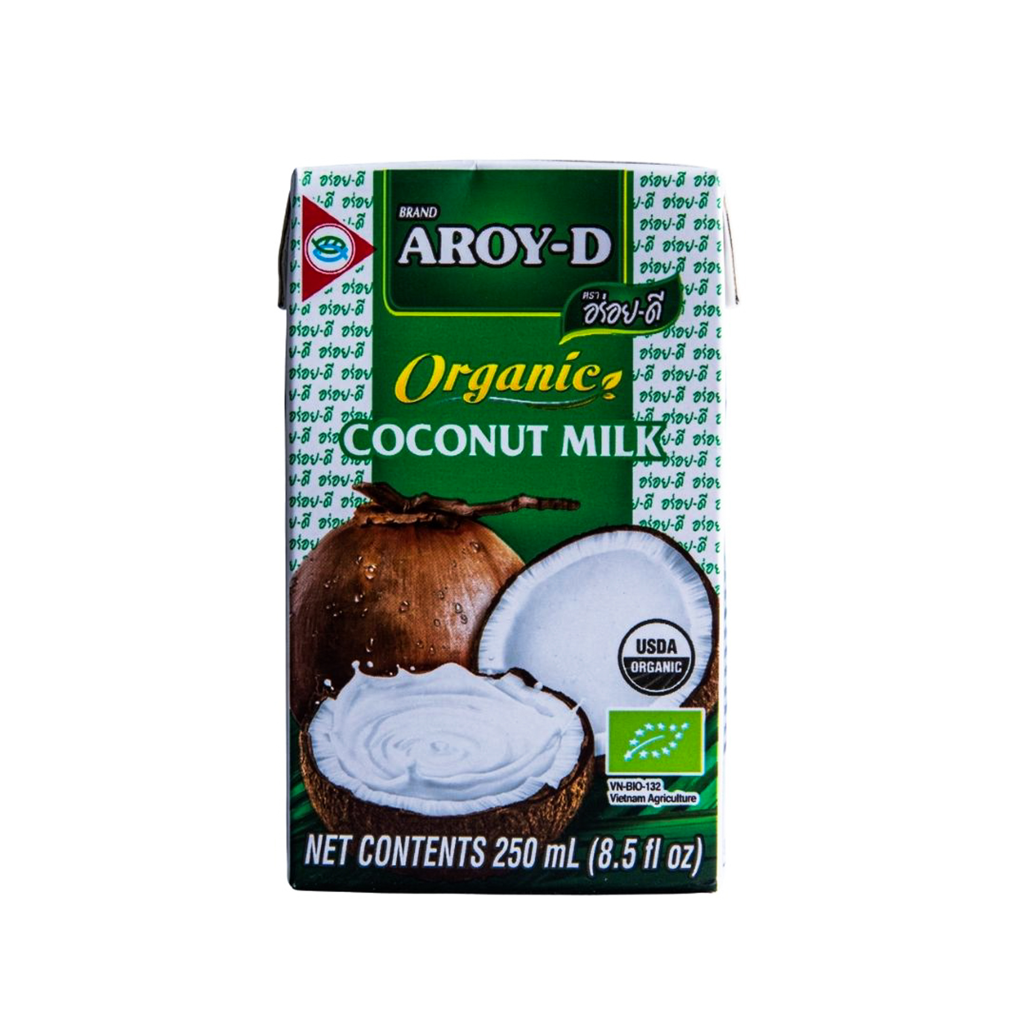 AroyD Organic Coconut Milk, 250ml Tjin's Toko