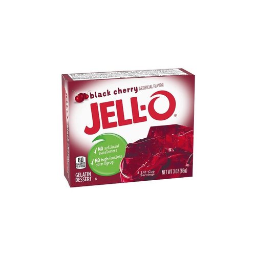 Jello Jello Black Cherry, 85g THT: 23-5-24