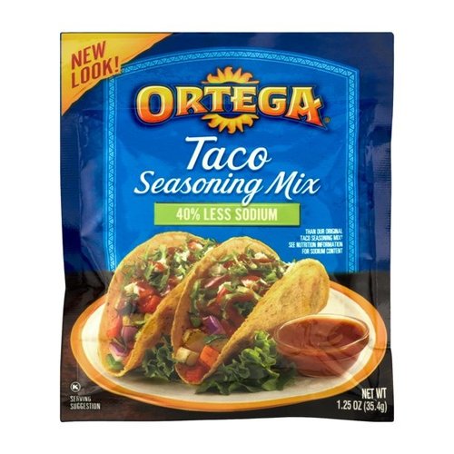Ortega Taco Seasoning Low Sodium, 35g