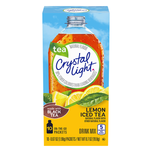 Crystsal Light On The Go Lemon Iced Tea, 19g BBD 26-12-22